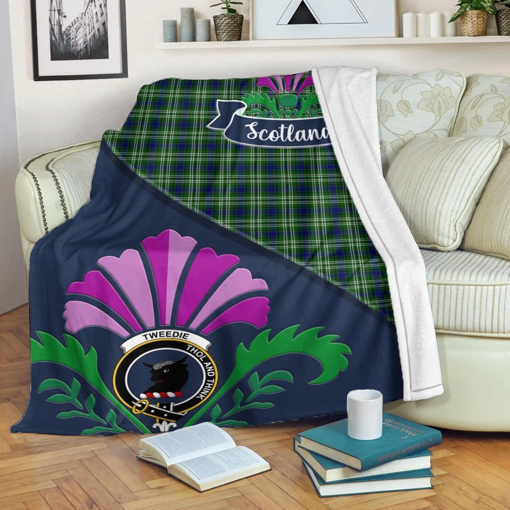 Personalised discount tartan blanket