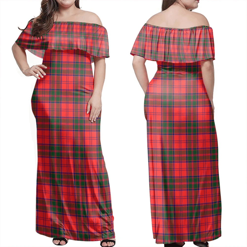 Clan Drummond Modern Tartan Hawaii Dress PP51 Clan Drummond Tartan Hawaii Dress   