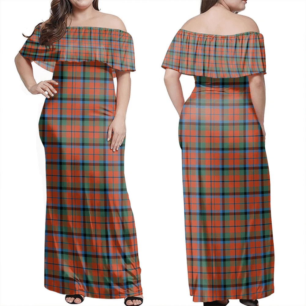 Clan MacNaughton Ancient Tartan Hawaii Dress BX88 Clan MacNaughton Tartan Hawaii Dress   