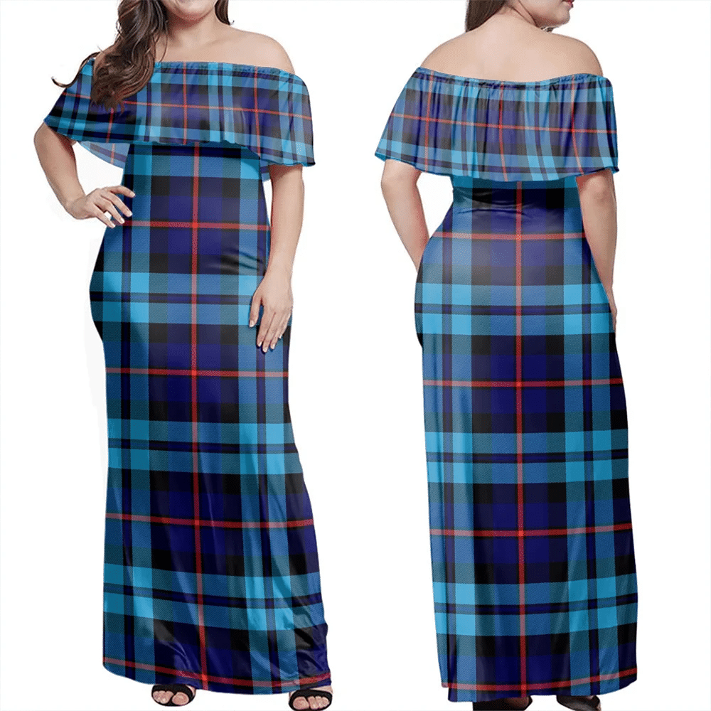 Clan McCorquodale Tartan Hawaii Dress PA87 Clan McCorquodale Tartan Hawaii Dress   