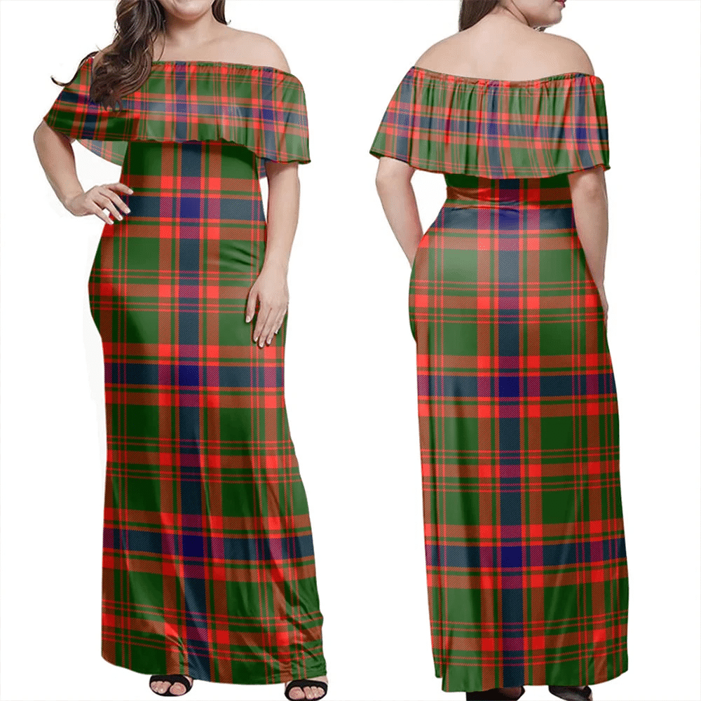 Clan Nithsdale District Tartan Hawaii Dress AV26 Clan Nithsdale Tartan Hawaii Dress   