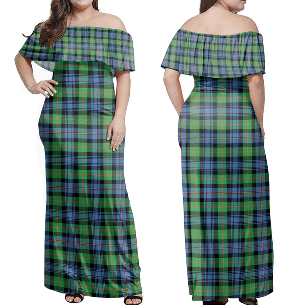 Clan Murray Of Atholl Ancient Tartan Hawaii Dress MW76 Clan Murray Tartan Hawaii Dress   