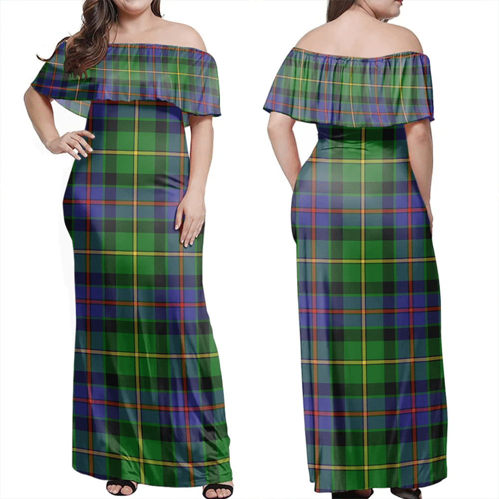 Clan Tait Modern Tartan Hawaii Dress SD22 Clan Tait Tartan Hawaii Dress   