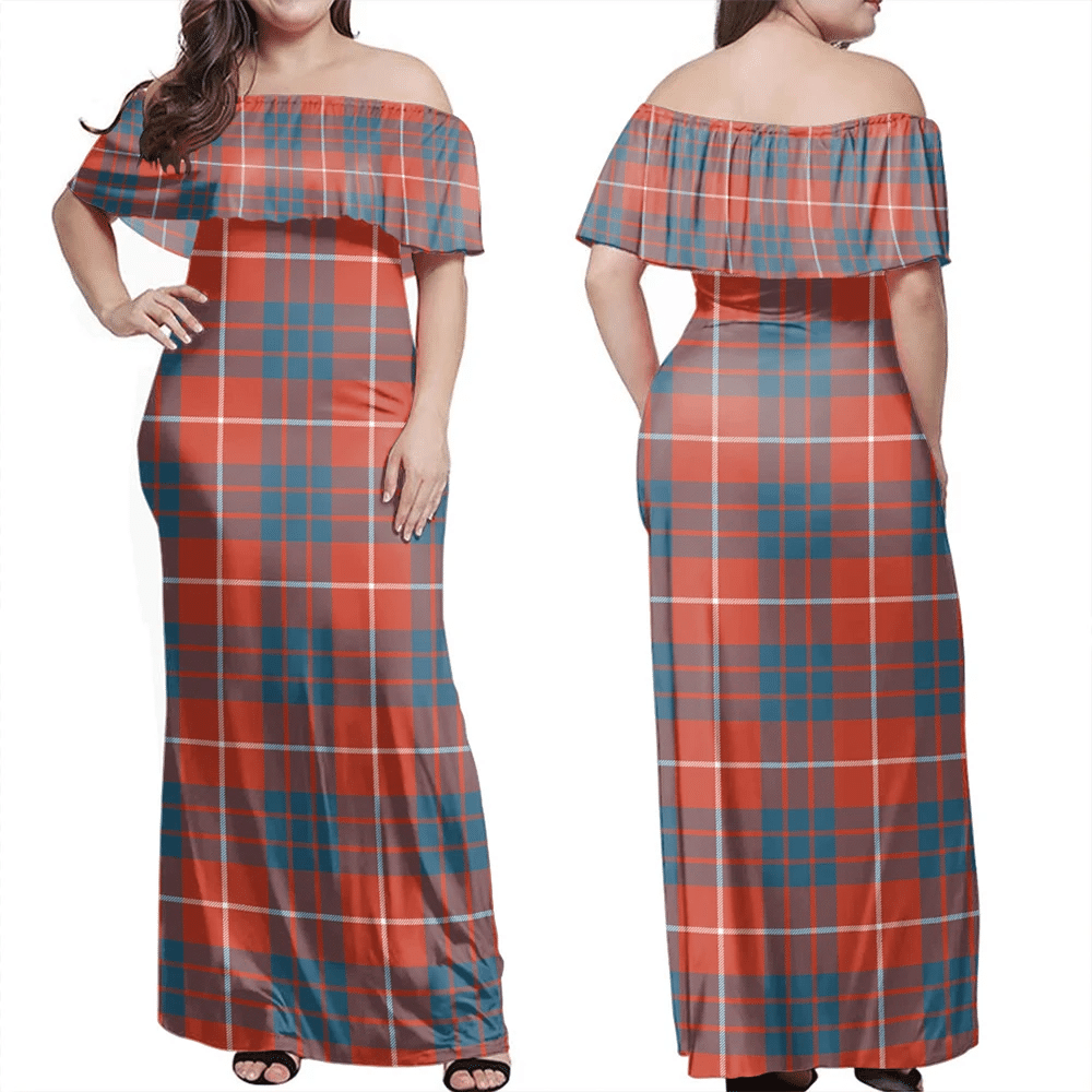 Clan Hamilton Ancient Tartan Hawaii Dress MU43 Clan Hamilton Tartan Hawaii Dress   