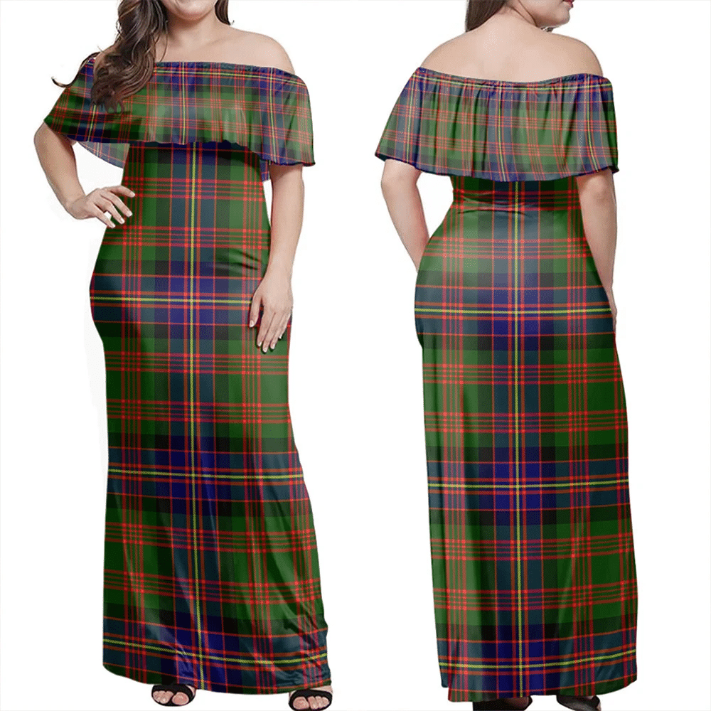 Clan Cochrane Modern Tartan Hawaii Dress BY36 Clan Cochrane Tartan Hawaii Dress   