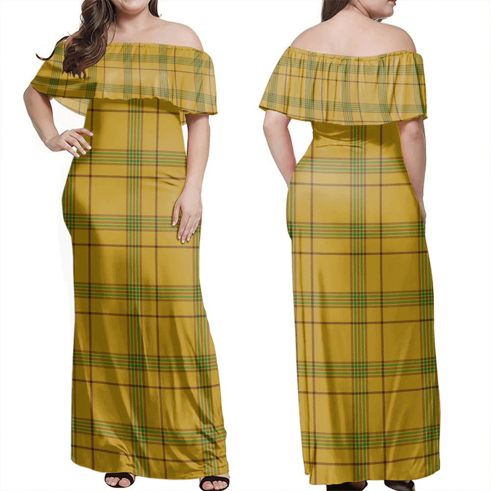 Clan Houston Tartan Hawaii Dress BY24 Clan Houston Tartan Hawaii Dress   