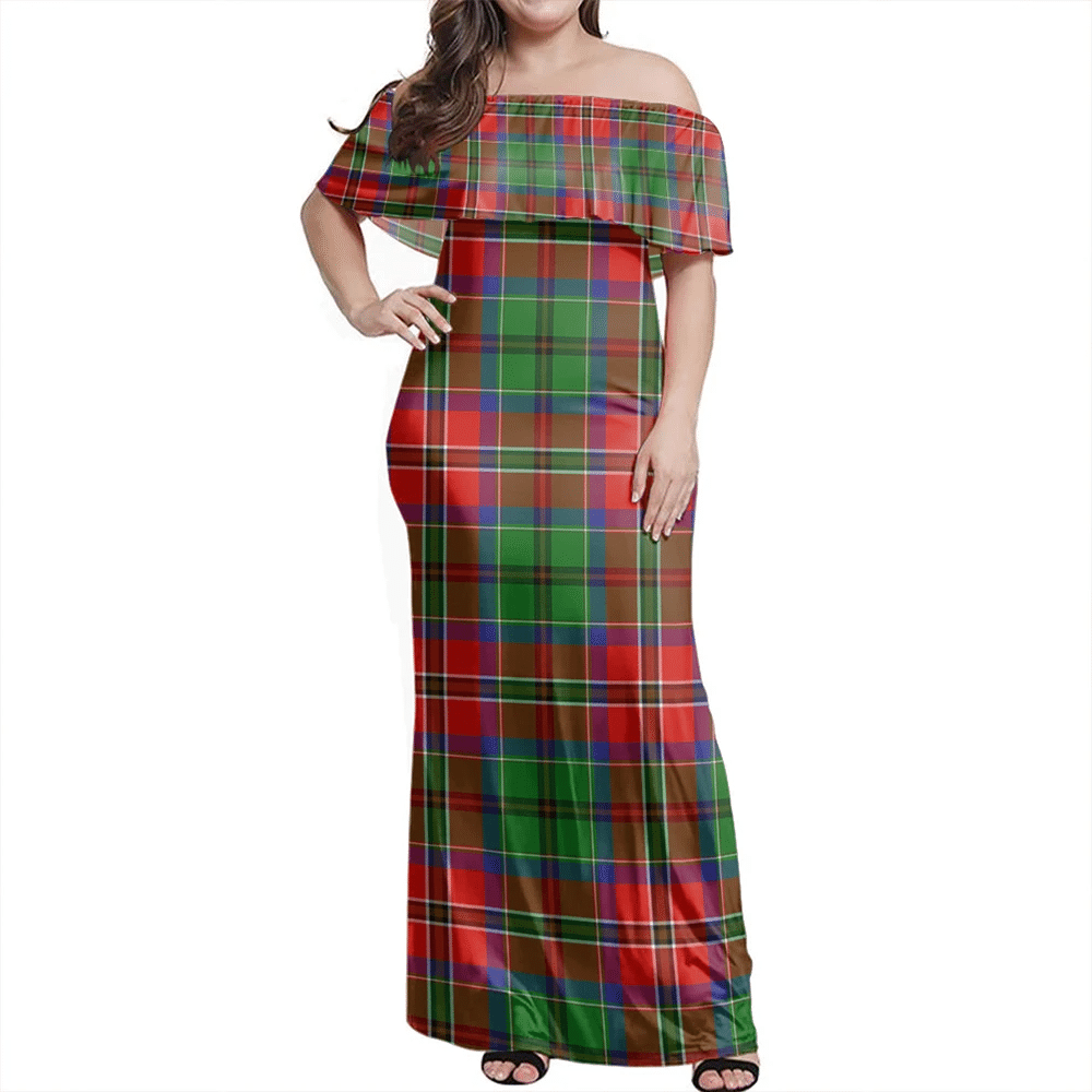 Clan McCulloch Tartan Hawaii Dress OS20 Clan McCulloch Tartan Hawaii Dress   