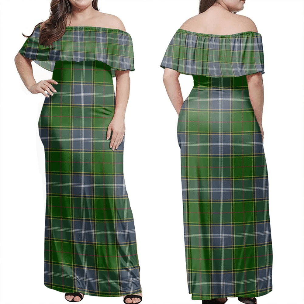 Clan Pringle Tartan Hawaii Dress ZM79 Clan Pringle Tartan Hawaii Dress   