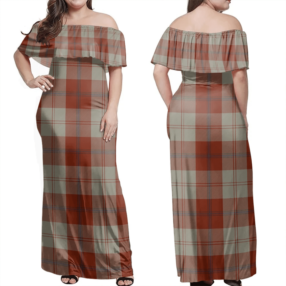 Clan Davidson Dress Dancers Tartan Hawaii Dress WL57 Clan Davidson Tartan Hawaii Dress   