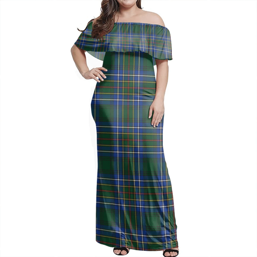 Clan Cockburn Ancient Tartan Hawaii Dress XG86 Clan Cockburn Tartan Hawaii Dress   