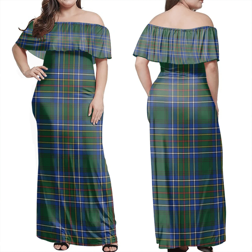 Clan Cockburn Ancient Tartan Hawaii Dress XG86 Clan Cockburn Tartan Hawaii Dress   