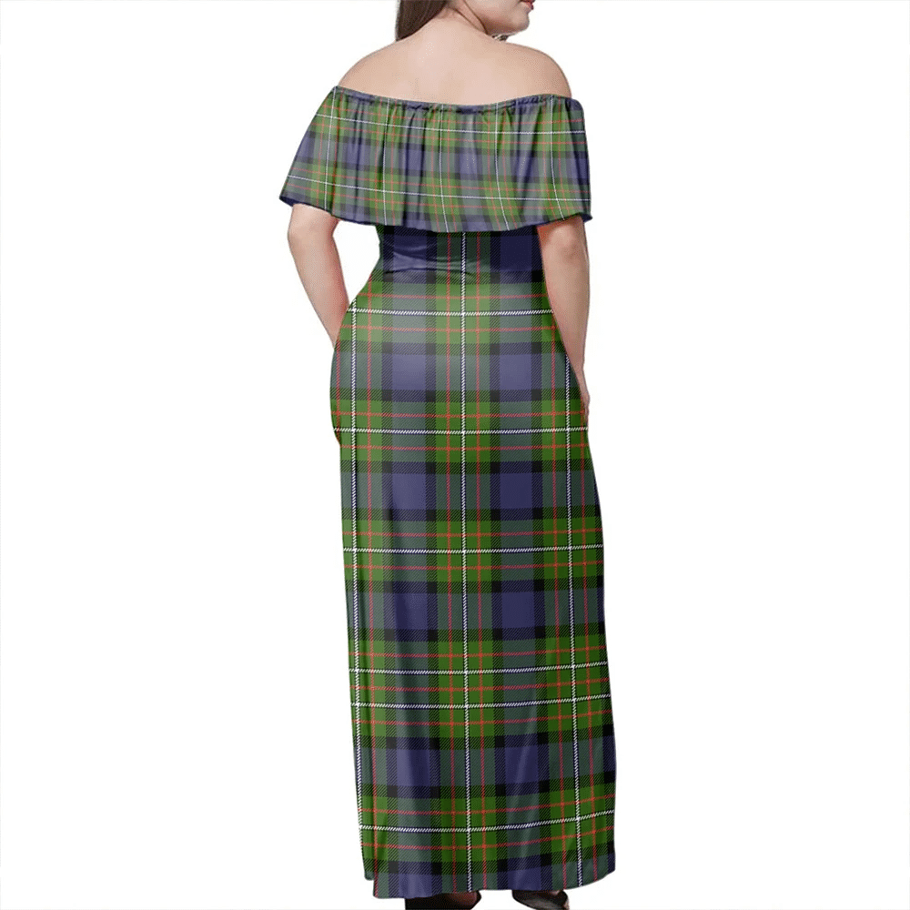 Clan Fergusson Modern Tartan Hawaii Dress XX99 Clan Fergusson Tartan Hawaii Dress   