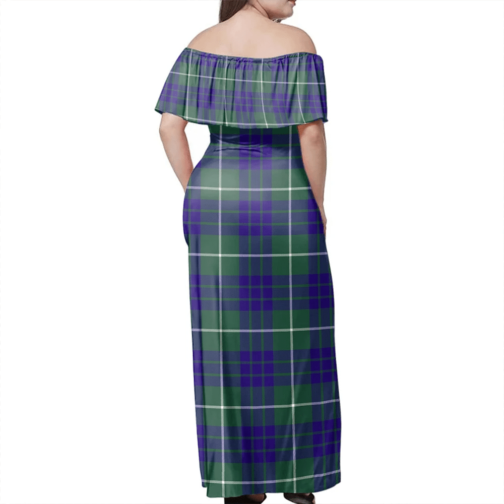 Clan Hamilton Hunting Modern Tartan Hawaii Dress KZ40 Clan Hamilton Tartan Hawaii Dress   