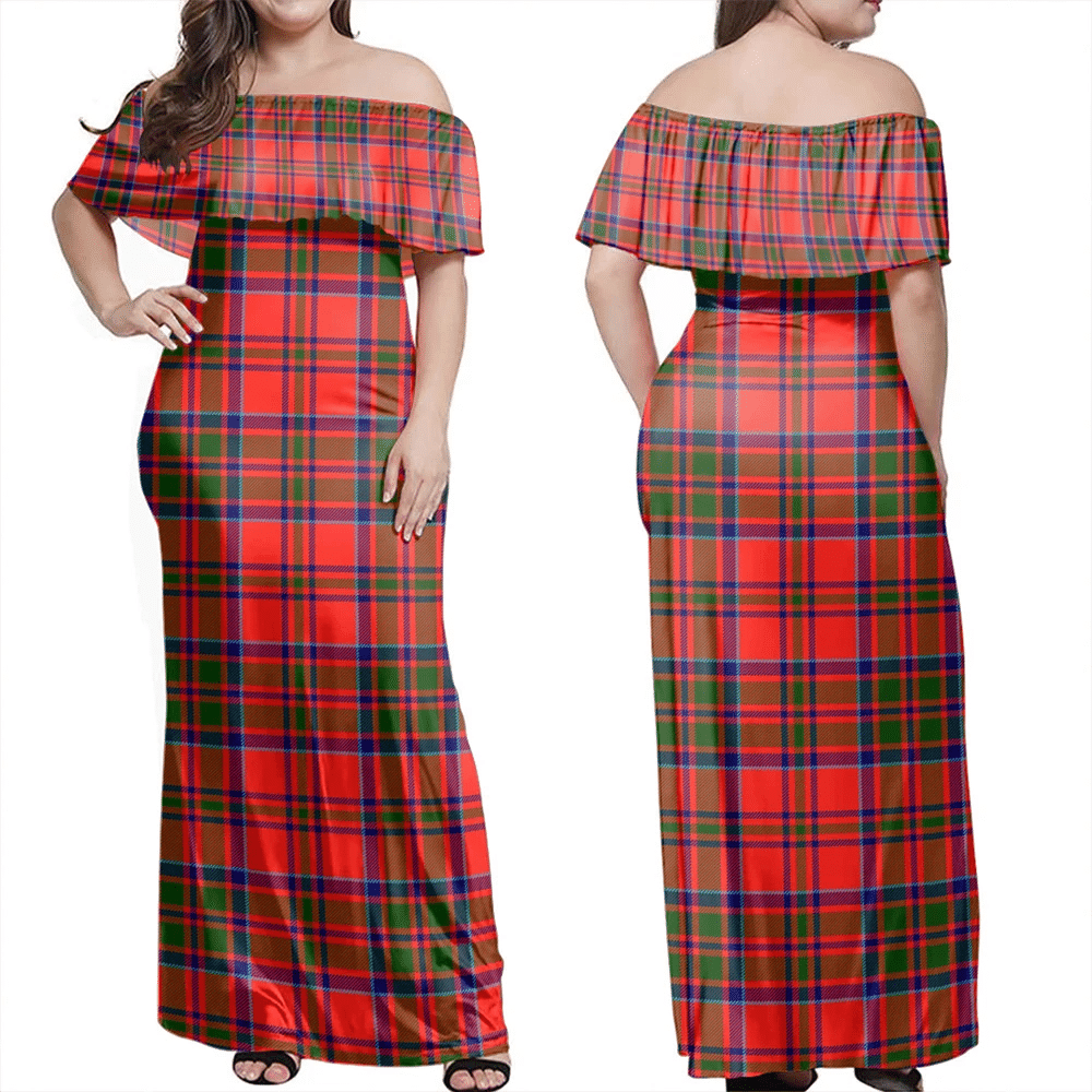 Clan MacKillop Tartan Hawaii Dress FQ22 Clan MacKillop Tartan Hawaii Dress   