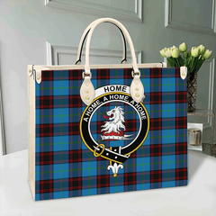 Clan Home Ancient Tartan Crest Leather Bag RY25 Clan Home/Hume Tartan Today   