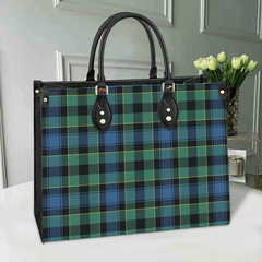 Clan Mouat Tartan Leather Bag YR22 Clan Mouat Tartan Today   