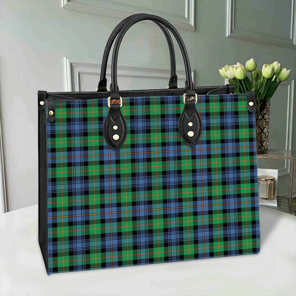 Clan Murray Of Atholl Ancient Tartan Leather Bag NK27 Clan Murray Tartan Today   