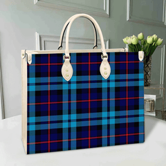 Clan McCorquodale Tartan Leather Bag KK65 Clan McCorquodale Tartan Today   