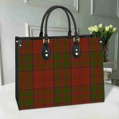 Clan Drummond Tartan Leather Bag EO53 Clan Drummond Tartan Today   