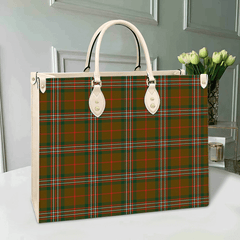 Clan Scott Brown Modern Tartan Leather Bag LT25 Clan Scott (Scott Tartan) Tartan Today   