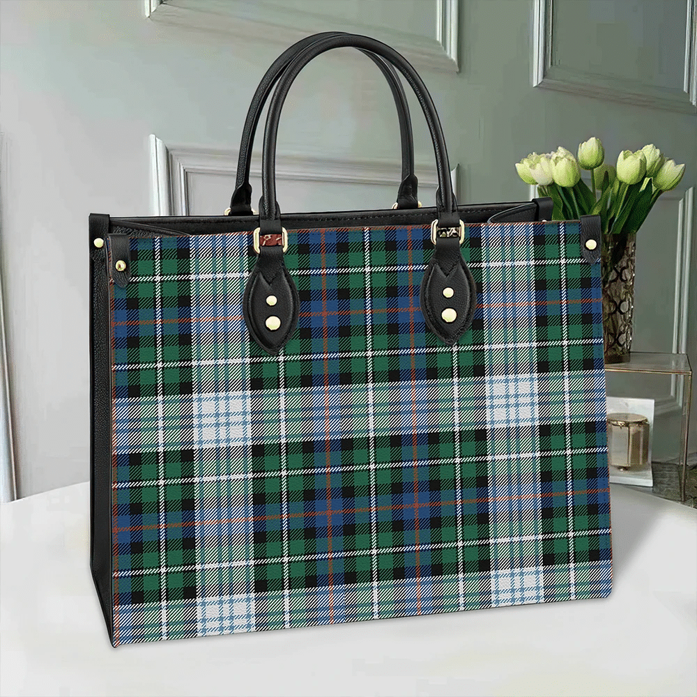 Clan MacKenzie Dress Ancient Tartan Leather Bag DJ79 Clan Borthwick Clan MacKenzie   