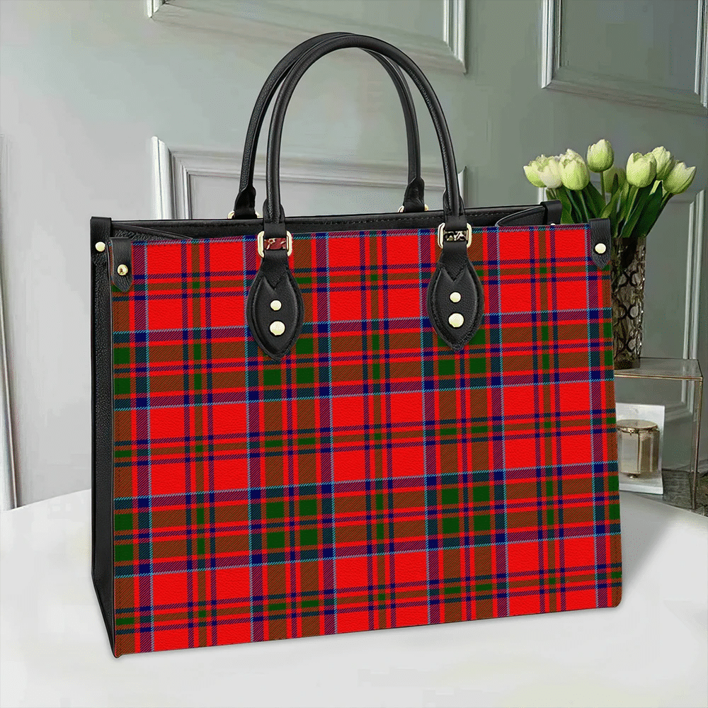 Clan MacKillop Tartan Leather Bag WT38 Clan MacKillop Tartan Today   