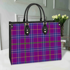 Clan Jackson Tartan Leather Bag GO94 Clan Jackson Tartan Today   