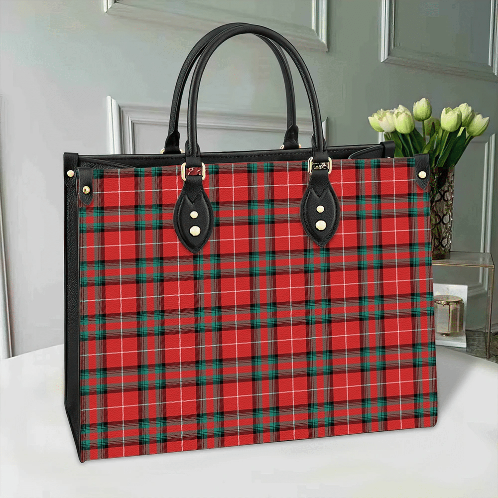 Clan Stuart Of Bute Tartan Leather Bag DH42 Clan Stuart of Bute Tartan Today   