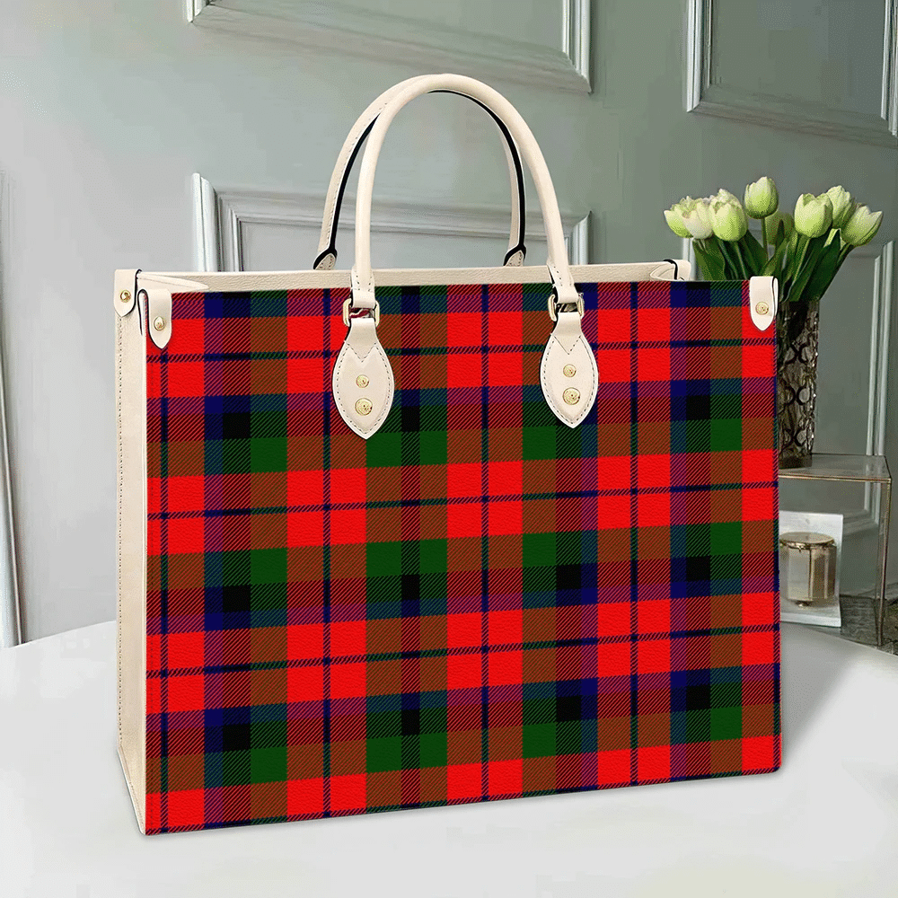 Clan MacNaughton Modern Tartan Leather Bag WU14 Clan MacNaughton Tartan Today   