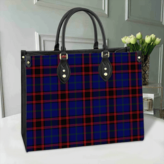 Clan Home Modern Tartan Leather Bag YX46 Clan Home/Hume Tartan Today   