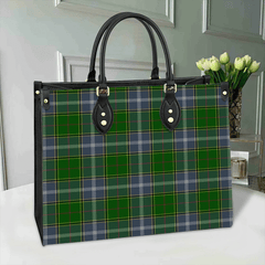 Clan Pringle Tartan Leather Bag GF29 Clan Pringle Tartan Today   