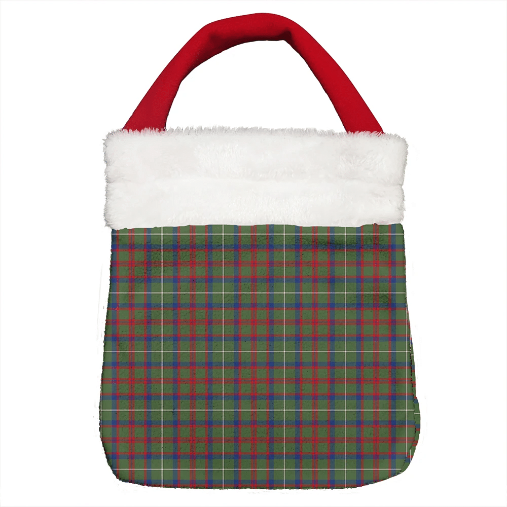 Clan Shaw Green Modern Tartan Christmas Gift Bag WV55 Shaw Green Modern Tartan Tartan Gift Bag   