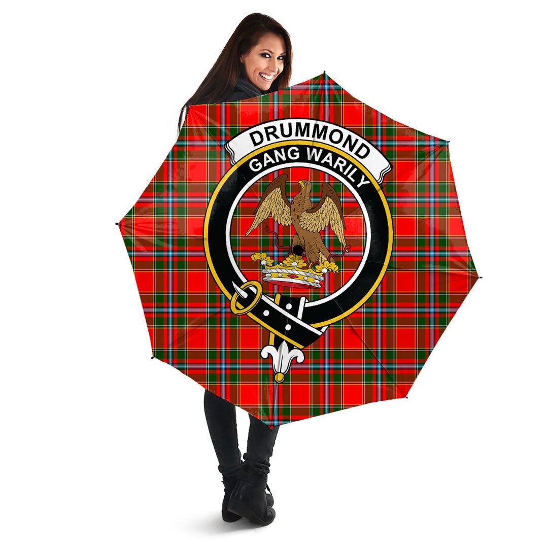 Clan Drummond of Perth Tartan Crest Umbrella TH95 Clan Drummond Tartan Today   