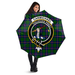 Clan Carmichael Modern Tartan Crest Umbrella IR90 Clan Carmichael Tartan Today   