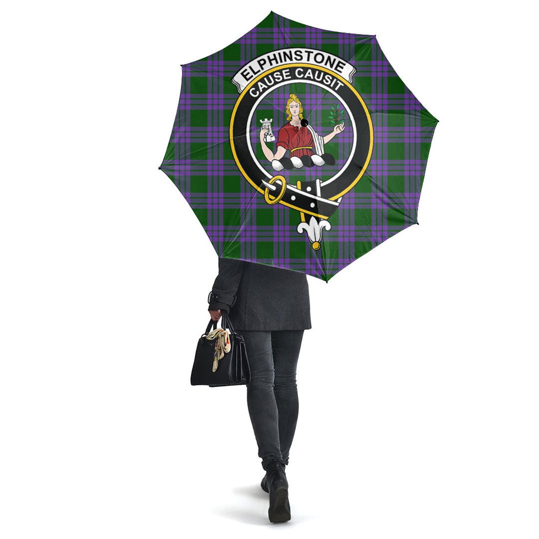 Clan Elphinstone Tartan Crest Umbrella VL34 Clan Elphinstone Tartan Today   