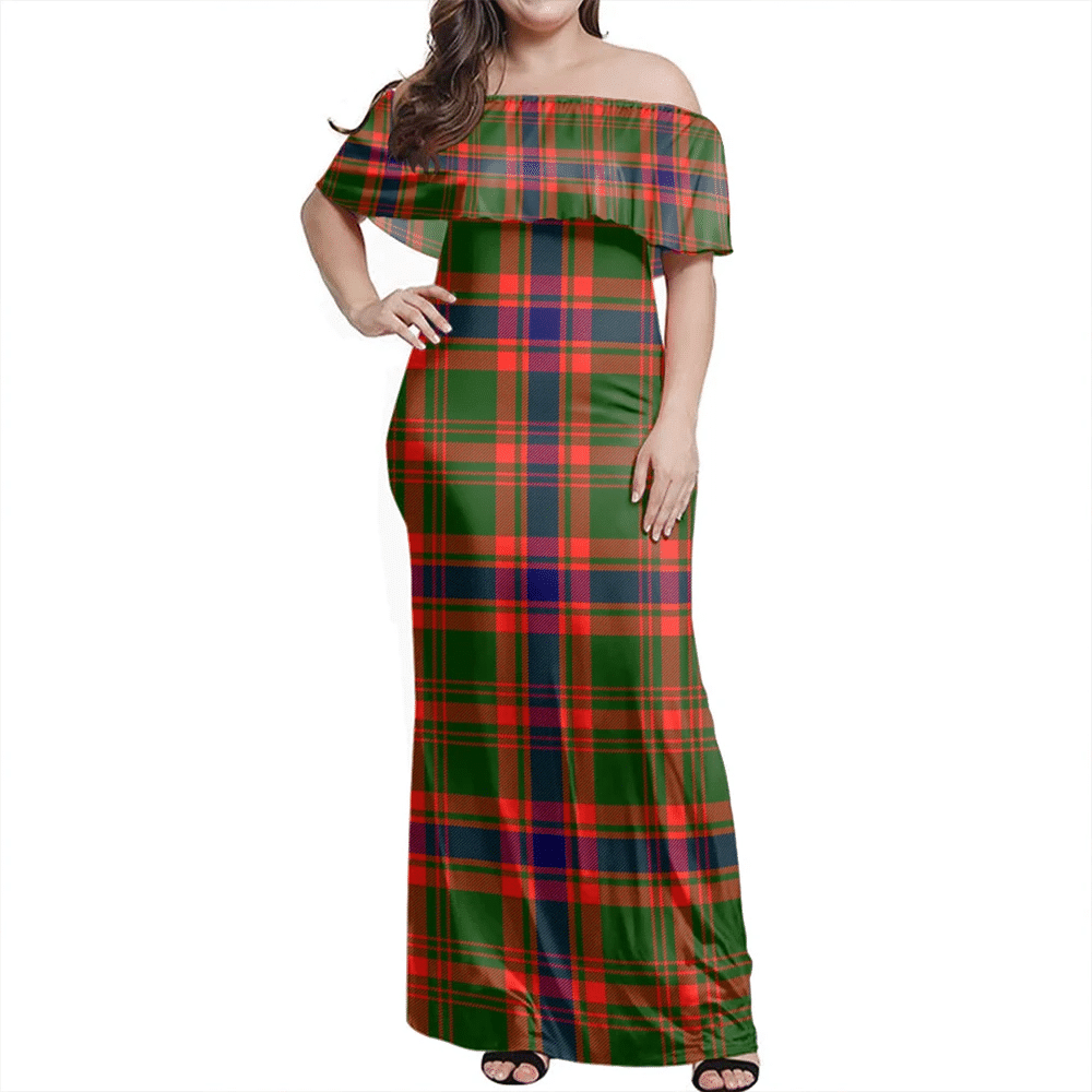 Clan Nithsdale District Tartan Hawaii Dress AV26 Clan Nithsdale Tartan Hawaii Dress   