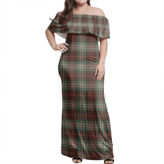 Clan Scott Brown Ancient Tartan Hawaii Dress WD45 Clan Scott (Scott Tartan) Tartan Hawaii Dress   