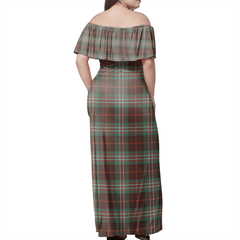 Clan Scott Brown Ancient Tartan Hawaii Dress WD45 Clan Scott (Scott Tartan) Tartan Hawaii Dress   