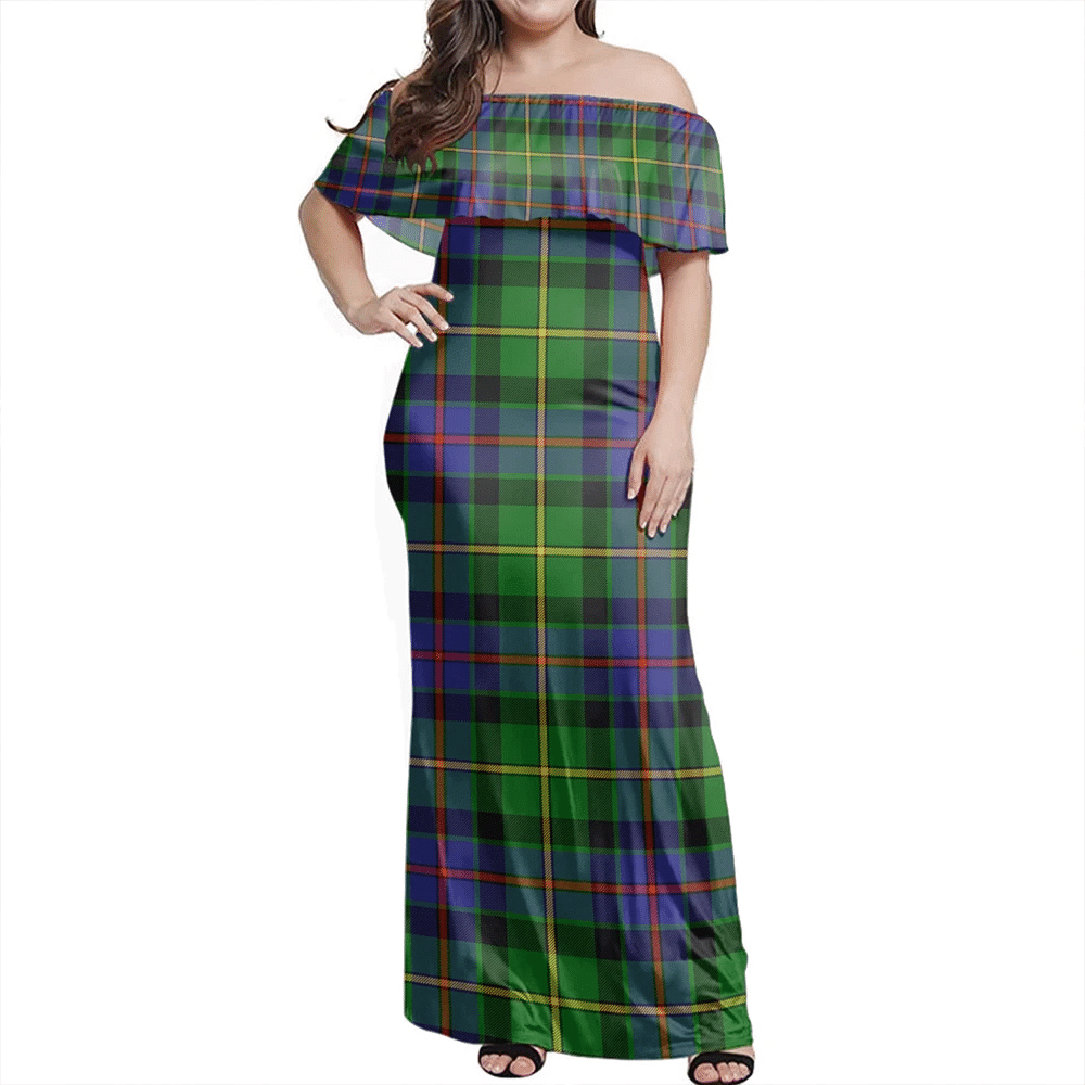 Clan Tait Modern Tartan Hawaii Dress SD22 Clan Tait Tartan Hawaii Dress   