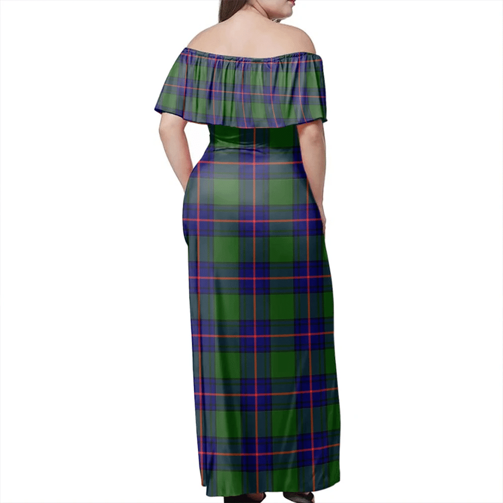 Clan Shaw Modern Tartan Hawaii Dress AT22 Clan Shaw Tartan Hawaii Dress   