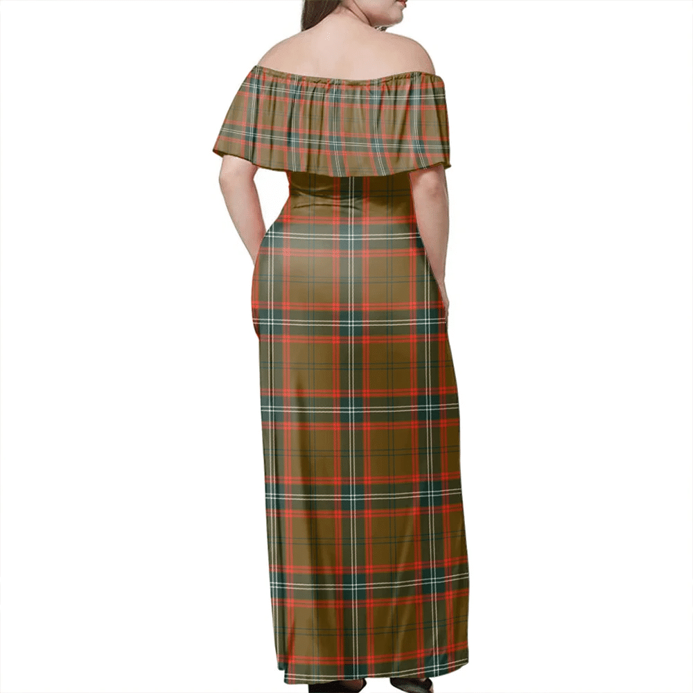 Clan Seton Hunting Modern Tartan Hawaii Dress QG34 Clan Seton Tartan Hawaii Dress   