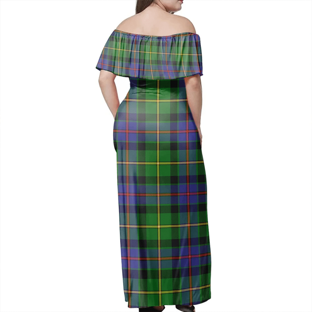 Clan Tait Modern Tartan Hawaii Dress SD22 Clan Tait Tartan Hawaii Dress   