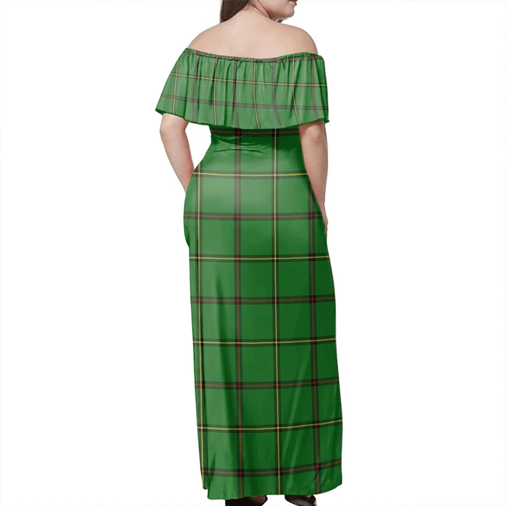 Clan Don Tribe Of Mar Tartan Hawaii Dress HQ22 Clan Mar Tartan Hawaii Dress   