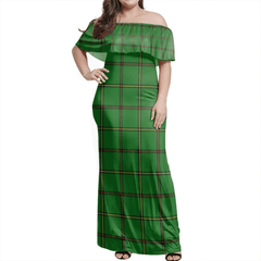 Clan Don Tribe Of Mar Tartan Hawaii Dress HQ22 Clan Mar Tartan Hawaii Dress   