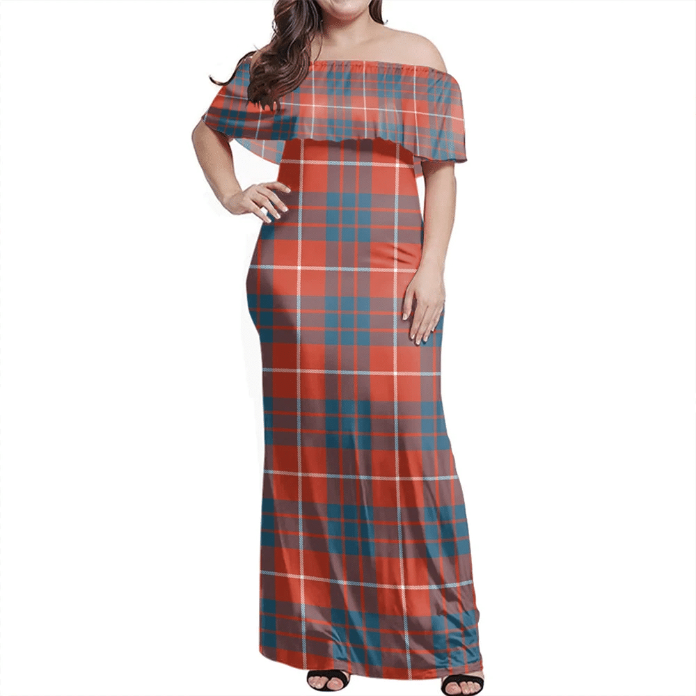 Clan Hamilton Ancient Tartan Hawaii Dress MU43 Clan Hamilton Tartan Hawaii Dress   