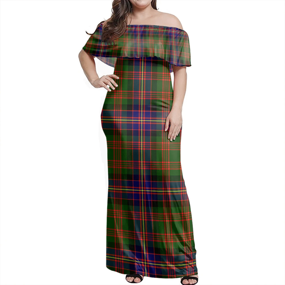 Clan Cochrane Modern Tartan Hawaii Dress BY36 Clan Cochrane Tartan Hawaii Dress   