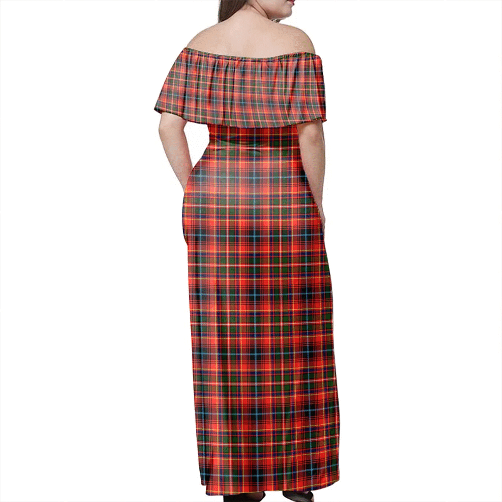 Clan Innes Modern Tartan Hawaii Dress HW90 Clan Innes Tartan Hawaii Dress   