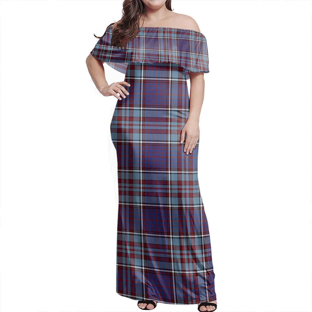 Clan RCAF Tartan Hawaii Dress BE62 Clan RCAF Tartan Hawaii Dress   