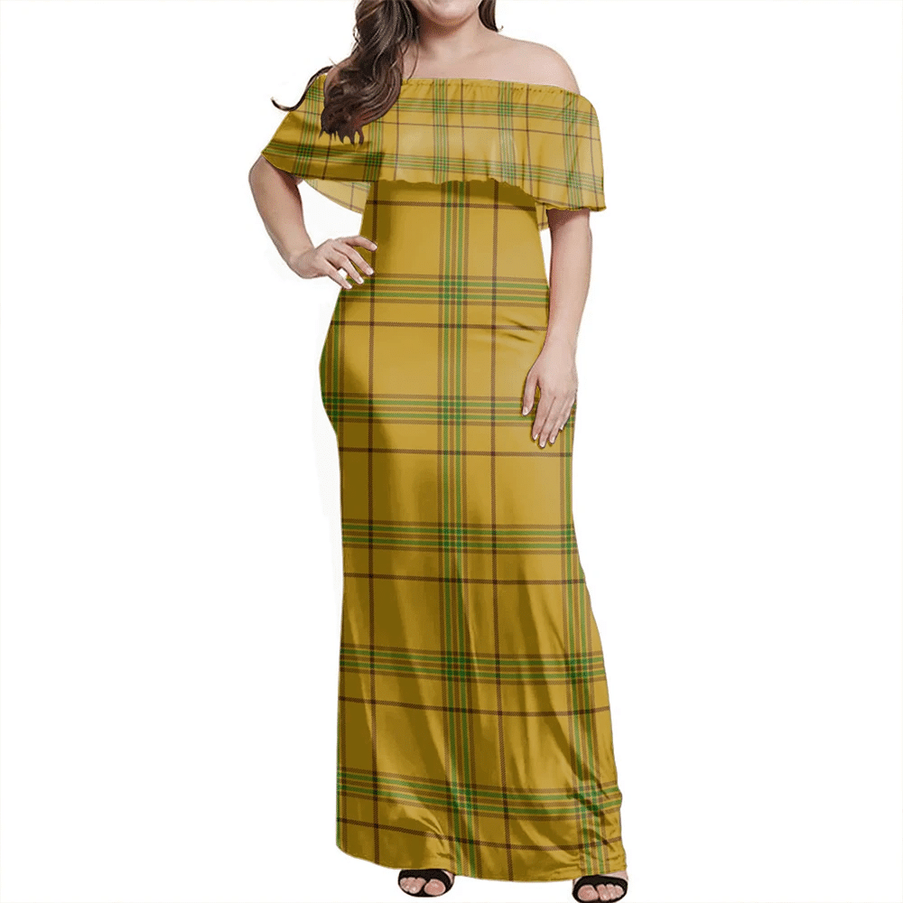 Clan Houston Tartan Hawaii Dress BY24 Clan Houston Tartan Hawaii Dress   