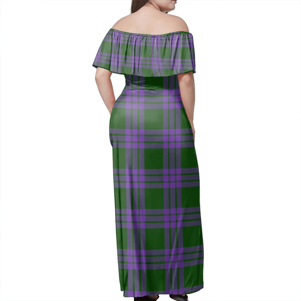 Clan Elphinstone Tartan Hawaii Dress PW27 Clan Elphinstone Tartan Hawaii Dress   